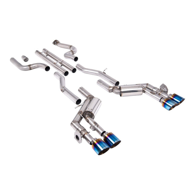 Milltek Sport Cat-Back Exhaust 2.76" (Blue Titanium GT-115 Tips) for Chevrolet Camaro SS 6.2L 2016-2024 - SSXCH108