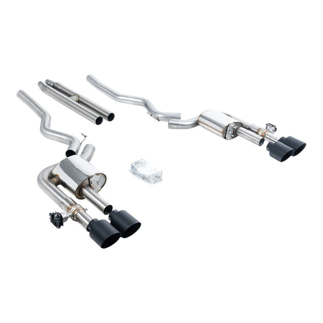 Milltek SSXFD421 Cat-Back Exhaust 2.76" Cerakote Black GT-115 Tips for Ford Mustang Dark Horse (S650) / Mach 1 (S550)