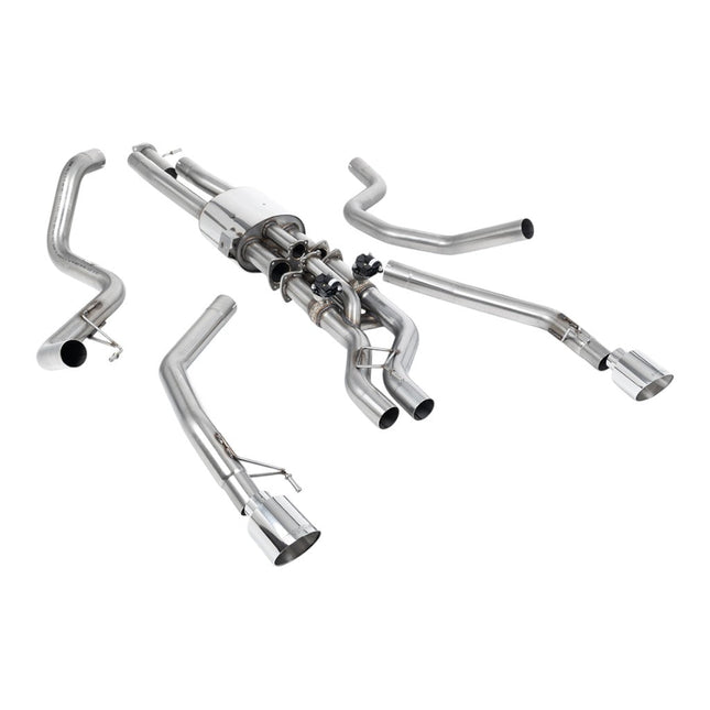 Milltek SSXFD448 Cat-Back Exhaust 3" Polished GT-115 Tips for Ford Ranger Raptor (2023+)