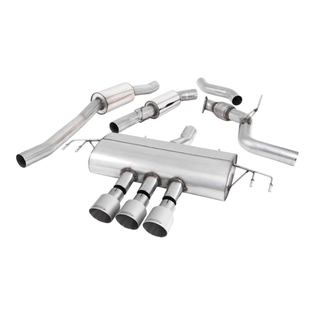 Milltek SSXHO257 Cat-Back Exhaust with Titanium GT-100 Tips for Honda Civic FK7 (Non-OPF/GPF)