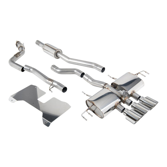 Milltek SSXHO284 Cat-Back Exhaust with Polished GT-115 Tips for Honda Civic Type R FL5 (2022+)