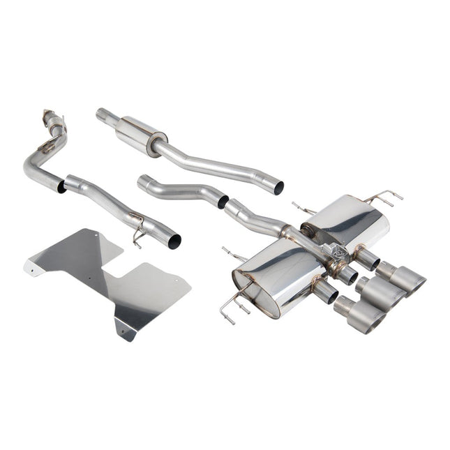 Milltek SSXHO290 Cat-Back Exhaust for Honda Civic Type R FL5 (2022+) Brushed Titanium