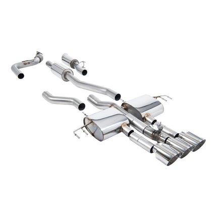 Milltek SSXHO310 Cat-Back Exhaust 3" Polished GT-115 Trims for Acura Integra Type S DE5 (2023+)