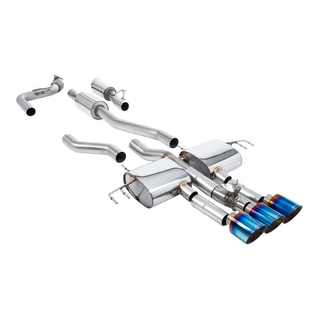 Milltek SSXHO313 Cat-Back Exhaust for Acura Integra Type S (DE5) — Blue Titanium