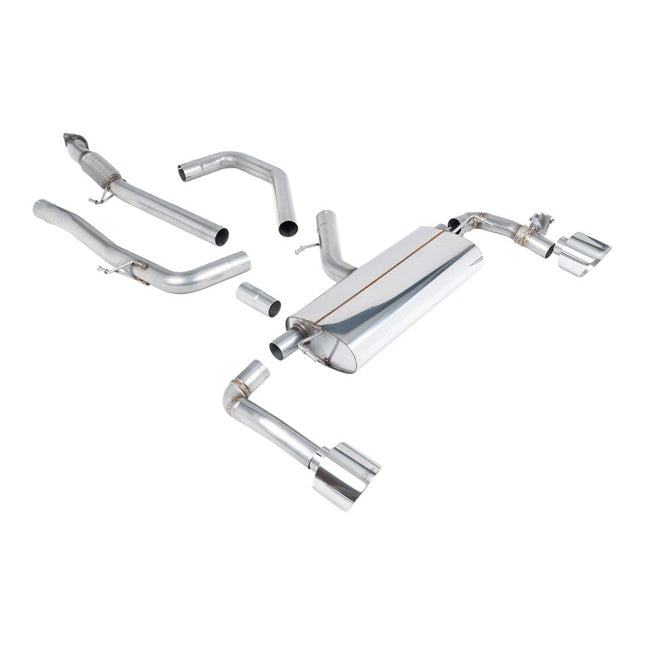 Milltek SSXHY168 Cat-Back Exhaust with Polished GT-139 Tips for Hyundai i30 N Performance OPF (2021+)