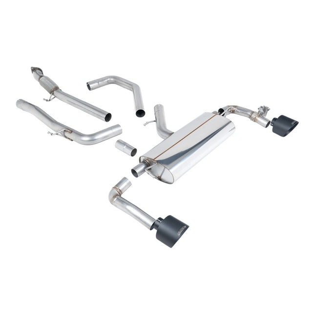 Milltek SSXHY169 Cat-Back Exhaust with Cerakote Black GT-139 Tips for Hyundai i30 N Performance OPF/GPF