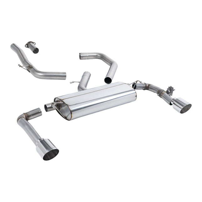 Milltek SSXHY173 Filter-Back Exhaust with Polished GT-115 Tips for Kia Ceed GT 1.6 OPF/GPF (2019+)