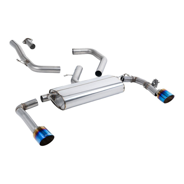 Milltek SSXHY176 Filter-Back Exhaust with Burnt Titanium GT-115 Tips for Kia Ceed GT 1.6 OPF/GPF