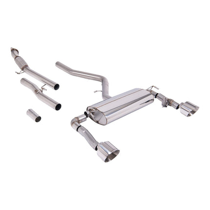 Milltek SSXHY187 Cat-Back Exhaust with Polished GT-139 Tips for Hyundai Kona N 2.0L (2022+)