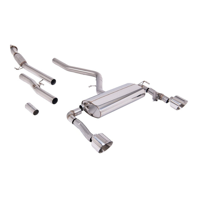 Milltek SSXHY187 Cat-Back Exhaust with Polished GT-139 Tips for Hyundai Kona N 2.0L (2022+)