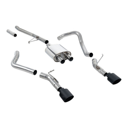 Milltek SSXJP102 Cat-Back Exhaust with Cerakote Black GT-115 Tips for Jeep Gladiator 3.6 V6 (JT) (2020+)