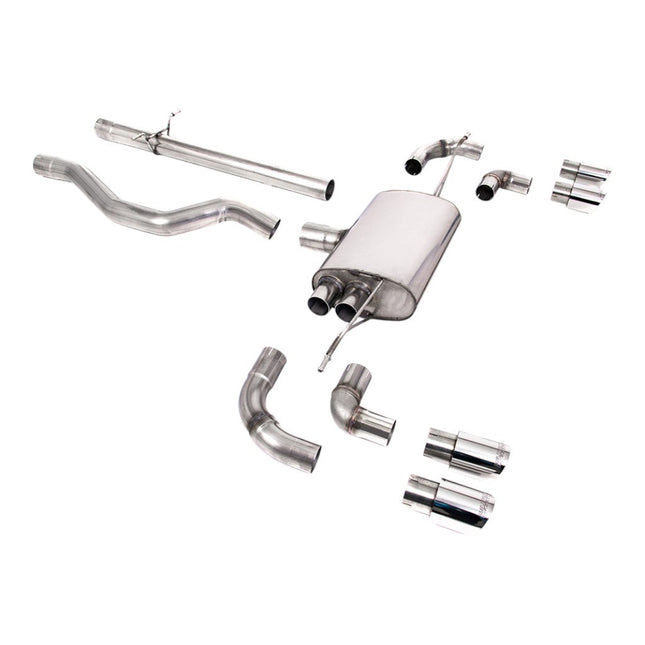 Milltek SSXLR105 Filter-Back Exhaust with Polished GT-90 Tips for Land Rover Defender 110 P400 (2020+)