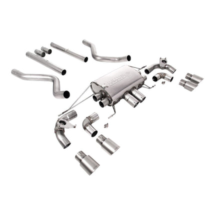 Milltek SSXLR117 Filter-Back Exhaust for Land Rover Defender 90 P525 (Brushed Titanium GT-90, OPF/GPF)