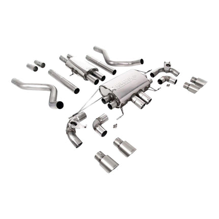 Milltek SSXLR122 Filter-Back Exhaust 2.76" (Brushed Titanium GT-90 Trims) for Land Rover Defender 110 P525 OPF/GPF (2021+)