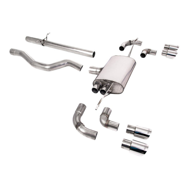 Milltek SSXLR135 Filter-Back Exhaust with Polished GT-90 Tips for Land Rover Defender 110 P300 P400e (2020+)