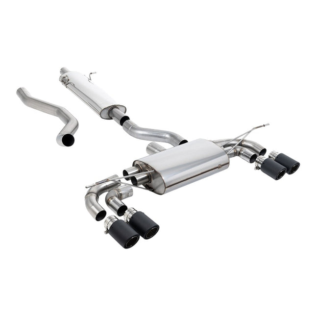 Milltek SSXLR218 Filter-Back Exhaust for Land Rover Defender 130 P300 & P400e (2023+) Carbon JET90