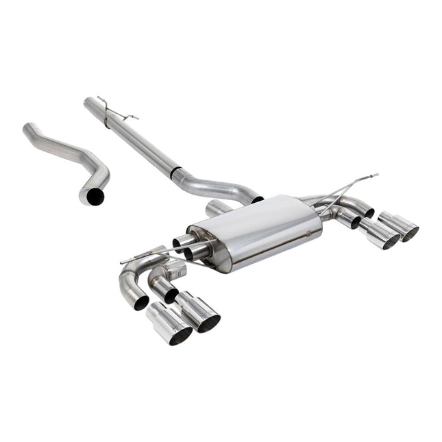 Milltek SSXLR219 Filter-Back Exhaust with Polished GT-90 Tips for Land Rover Defender 130 P300 P400e (2023+)