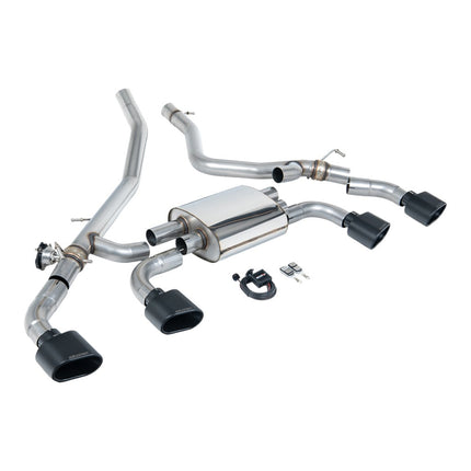 Milltek Sport Axle-Back Exhaust with Cerakote Black Ovals for Range Rover Sport 3.0 i6 PHEV L461 2023 (SSXLR232)