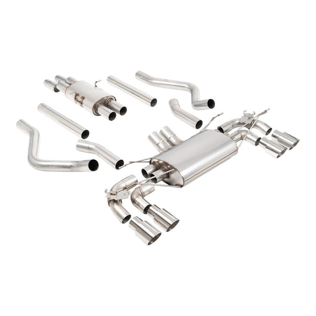 Milltek SSXLR239 Cat-Back Exhaust for Land Rover Defender 130 5.0 (Polished GT-90)