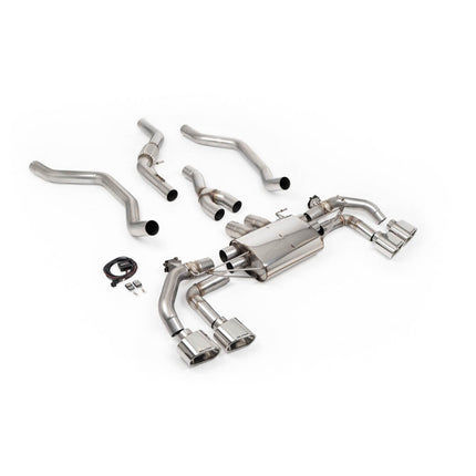 Milltek Sport Valved Cat-Back Exhaust with Cerakote Polished Tips for Range Rover P400 3.0 L461 2022 (SSXLR254)