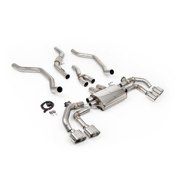 Milltek Sport Valved Cat-Back Exhaust with Cerakote Polished Tips for Range Rover P400 3.0 L461 2022 (SSXLR254)