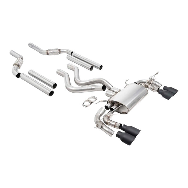 Milltek Sport Filter-Back Exhaust 3.15" (Quad GT-100 Cerakote Black Tips) for Land Rover Defender 110 OCTA (P635) 2025 - SSXLR264