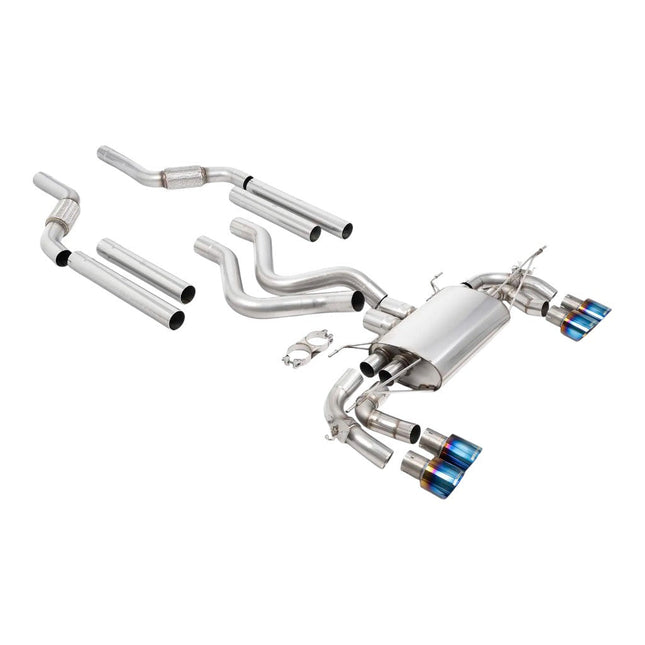 Milltek Sport Filter-Back Exhaust with Quad GT-100 Blue Titanium Tips for Land Rover Defender 110 OCTA P635 2025 (SSXLR266)