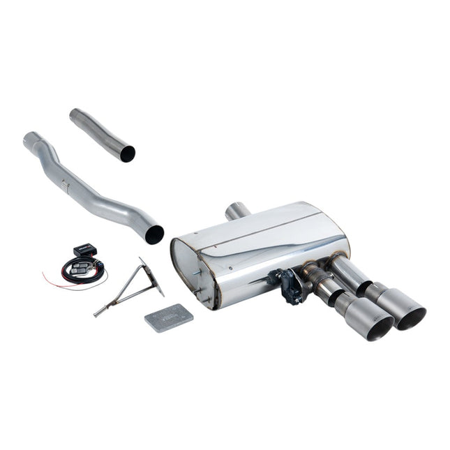 Milltek SSXM474 Filter-Back Exhaust with Titanium GT-90 Tips for Mini Cooper S LCI F56 GPF (2019-2020)