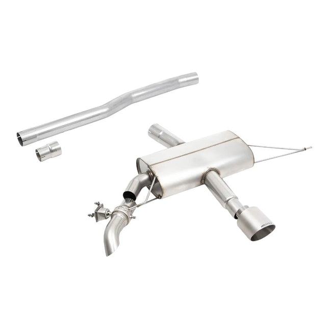 Milltek SSXM512 Filter-Back Exhaust with Brushed Titanium Tip for Mini JCW F66 OPF/GPF (2024+)