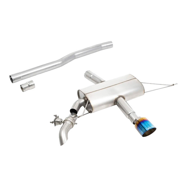Milltek SSXM513 Filter-Back Exhaust with Blue Titanium Tip for Mini JCW F66 OPF/GPF (2024+)