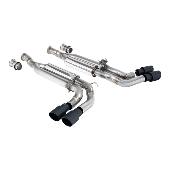 Milltek SSXMZ160 Cat-Back Exhaust 2.5" (Cerakote Black GT-90 Trims) for Mercedes-AMG G63 (W463) Non-GPF/OPF