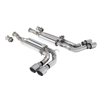 Milltek Sport Cat-Back Exhaust 2.5" (Brushed Titanium GT-90 Trims) for Mercedes-Benz G63 (W463) Non-GPF/OPF 2019 - SSXMZ161