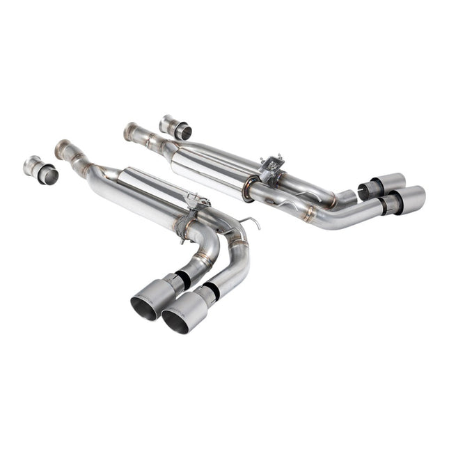 Milltek Sport Cat-Back Exhaust 2.5" (Brushed Titanium GT-90 Trims) for Mercedes-Benz G63 (W463) Non-GPF/OPF 2019 - SSXMZ161