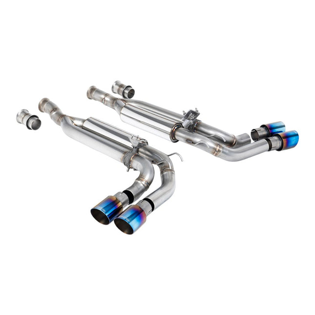 Milltek Sport Cat-Back Exhaust with Blue Titanium GT-90 Tips for Mercedes-AMG G63 W463 Non-GPF OPF 2019 (SSXMZ162)