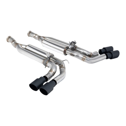 Milltek SSXMZ165 Cat-Back Exhaust 2.5" Cerakote Black GT-90 Trims for Mercedes-AMG G63 (W463) GPF/OPF