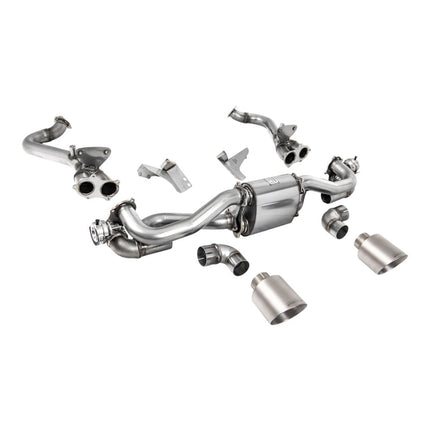 Milltek Sport Cat-Back Exhaust 2.37" (Brushed Titanium GT-115 Trims) for Porsche 718 Boxster GTS / Cayman GT4 2020 - SSXPO164