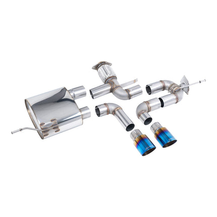 Milltek SSXRN429 Cat-Back Exhaust with Blue Titanium GT-90 Tips for Alpine A110S (2019+)