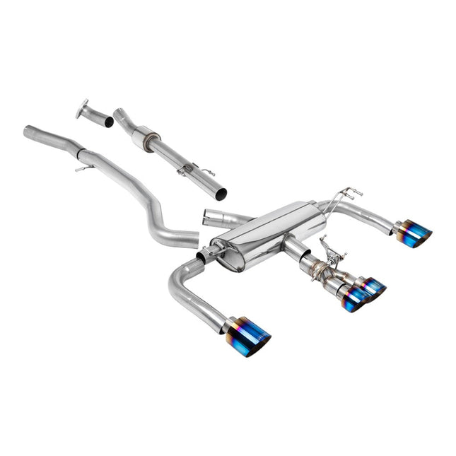 Milltek SSXTY152 Cat-Back Exhaust 3" Blue Titanium GT Tips for Toyota GR Corolla 1.6 Turbo