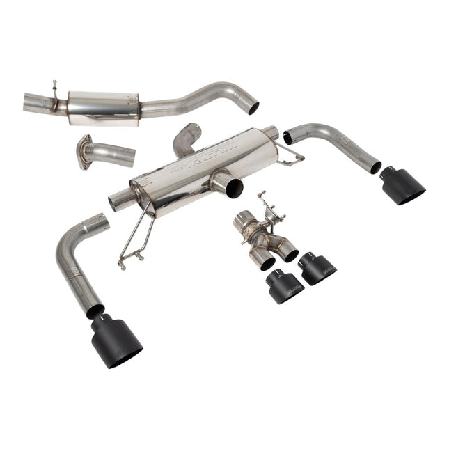 Milltek SSXTY156 Secondary Cat-Back Exhaust for Toyota GR Corolla 1.6 Turbo (2023+) Cerakote Black