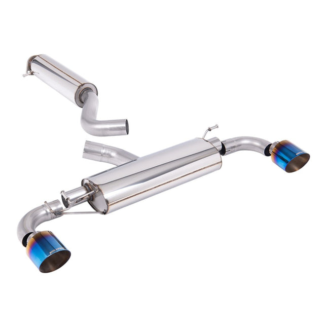 Milltek SSXTY203 Filter-Back Exhaust with Burnt Titanium GT-115 Tips for Toyota GR Yaris XP210 OPF/GPF (2024)