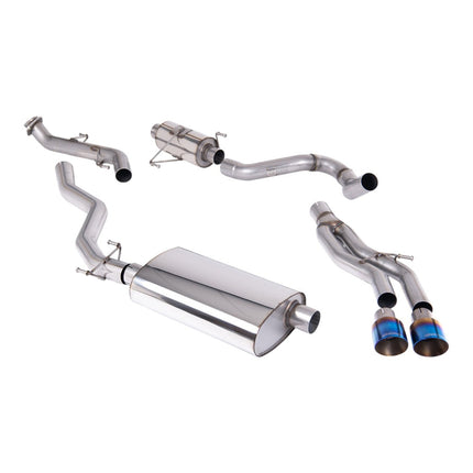 Milltek SSXTY216 Cat-Back Exhaust with Blue Titanium GT-100 Tips for Toyota Tacoma (2024)