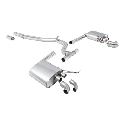 Milltek SSXVW722 Cat-Back Exhaust with Polished GT Tips for VW Arteon 2.0 TSI 280PS (2022+)