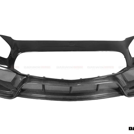 DarwinPro IMP Style Partial Carbon Fiber Front Bumper for Mercedes-AMG GT / GT S / GT C 2017-2020, image 1