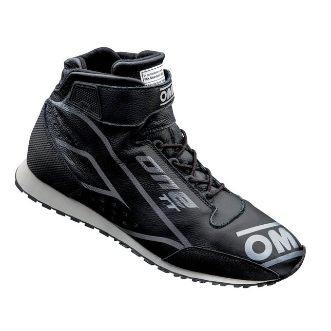 OMP One TT Co-Driver Racing Shoes (FIA 8856-2018) - Black