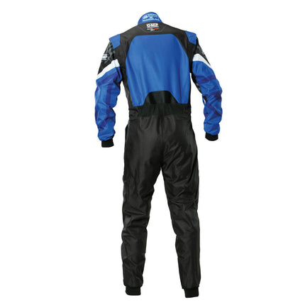 OMP KS-3X ART Karting Suit - Black/Blue