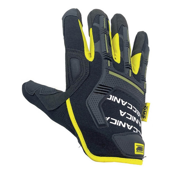 OMP Mechanic Gloves - Black/Yellow