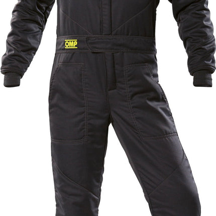 OMP First-S Anthracite/Yellow racing suit