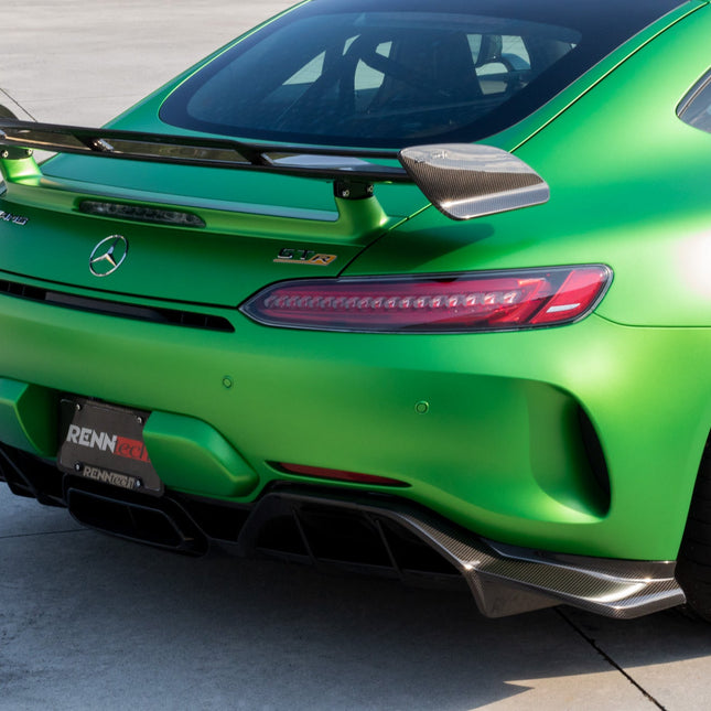 RENNtech Carbon Fiber Rear Wing Lip with End Plates for Mercedes-AMG GT R C190, image 15