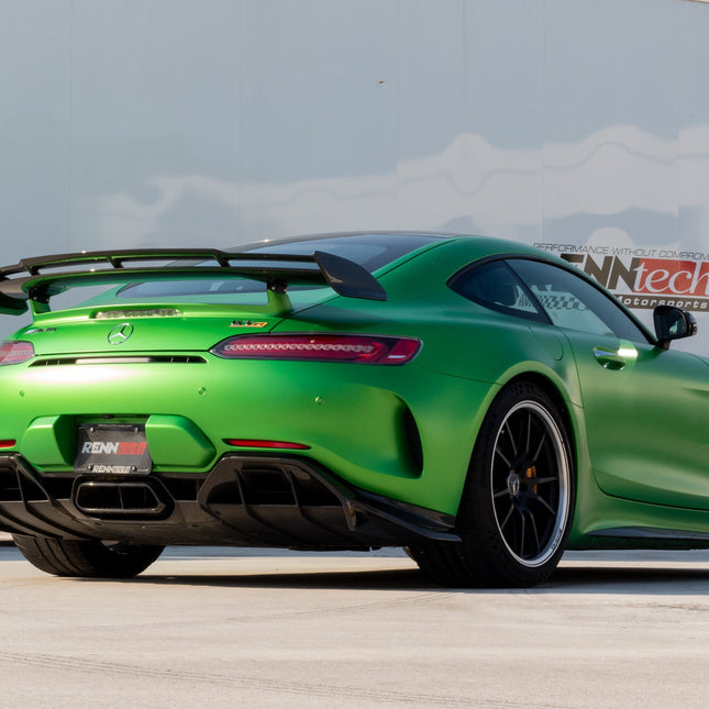 RENNtech Carbon Fiber Rear Wing Lip with End Plates for Mercedes-AMG GT R C190, image 11