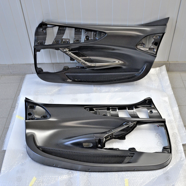 Ferrari SF90 Stradale Door Trim Cover, Carbon Fiber, Left and Right, OEM, Part Number: 876212, 876167